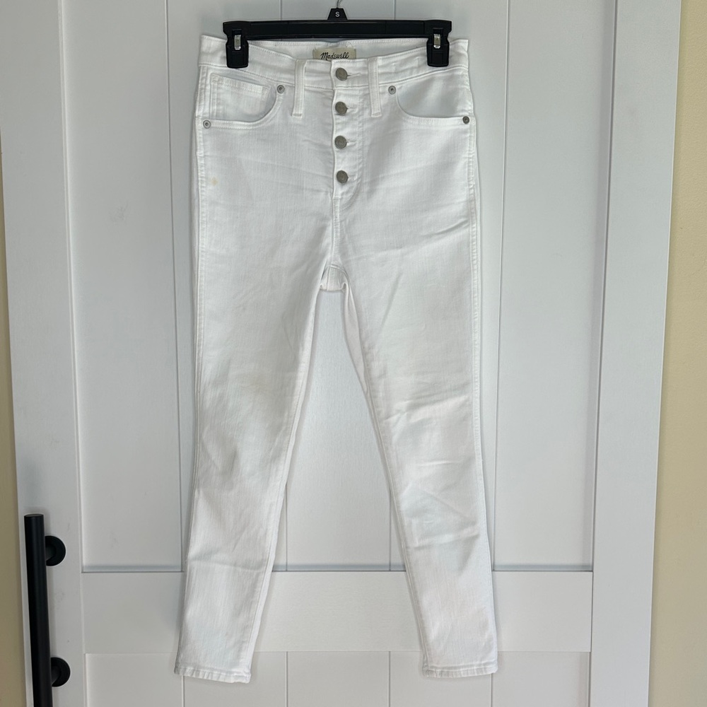 Madewell Women's High Rise White Jeans Size 27P